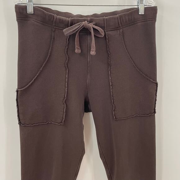 SOLD Frank & Eileen S Eamon Jogger Sweatpant Triple Fleece Irish Chocolate - Picture 5 of 10